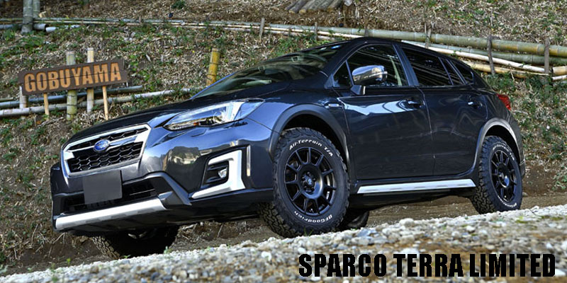 OZ SPARCO TERRA マットブラック SUBARU XV ごぶやまパート2