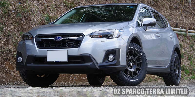 OZ SPARCO TERRA マットブラック SUBARU XV ごぶやまパート2